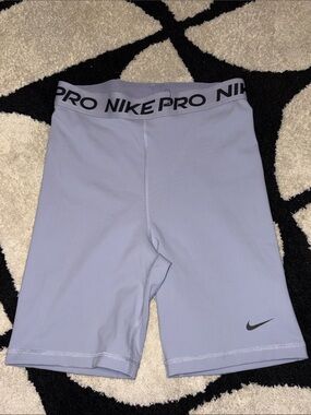 Nike Light Lavender Pro Compression Bike Shorts Small